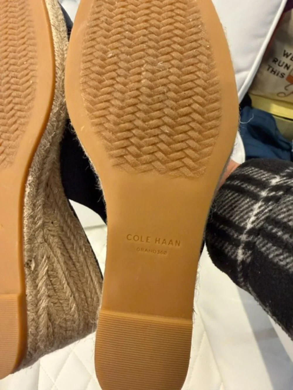 Cole Hann high heels espadrilles
